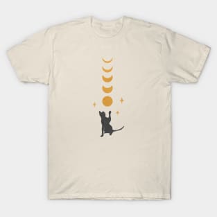 Cat and moon #2 T-Shirt